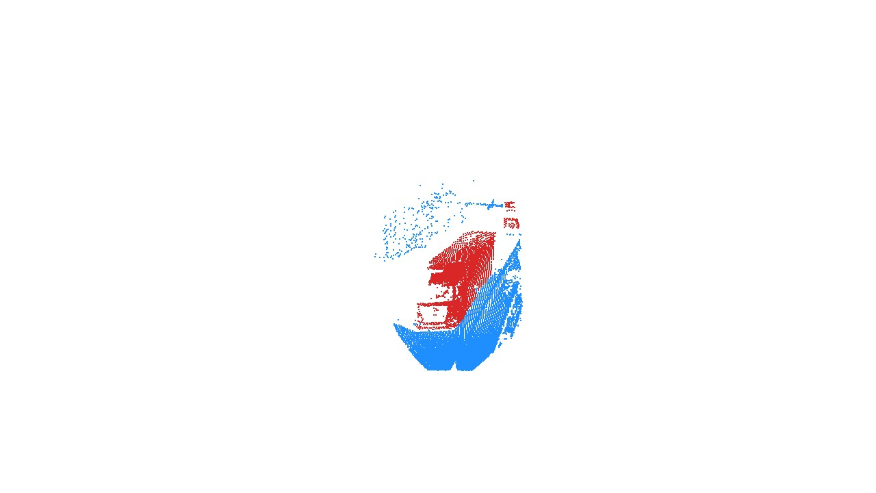 Annotated point cloud from the Blickfeld QB2 solid-state LiDAR.
